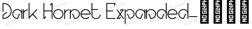 Dark Hornet Expanded字体转换